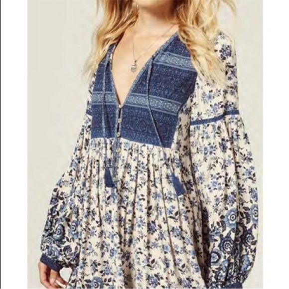 Spell Dresses & Skirts - Spell Elle Boho Mini Dress NWT